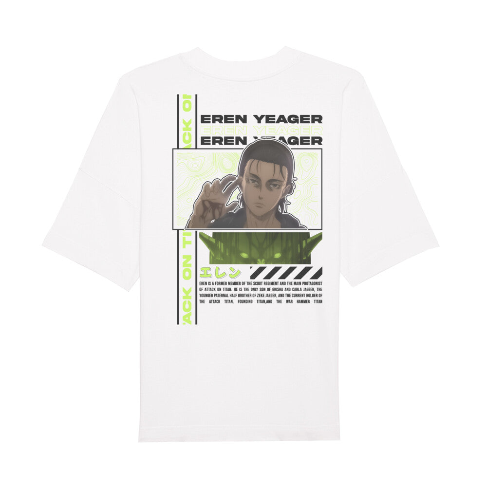 Attack On Titan x Eren Yaeger - Oversized Shirt Premium