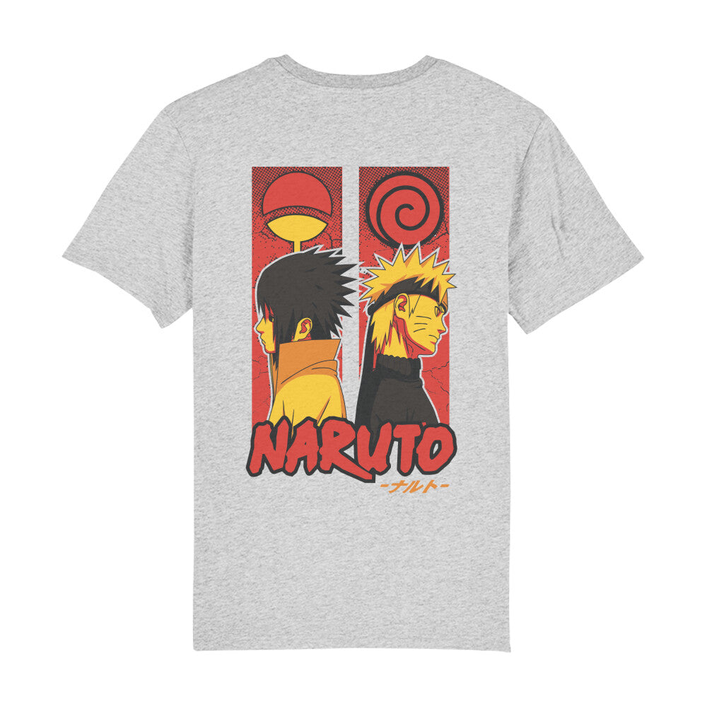 Naruto x Sasuke - Herren T-Shirt Premium