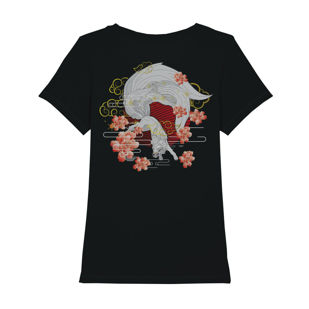 Moon x Fox - Damen T-Shirt Premium