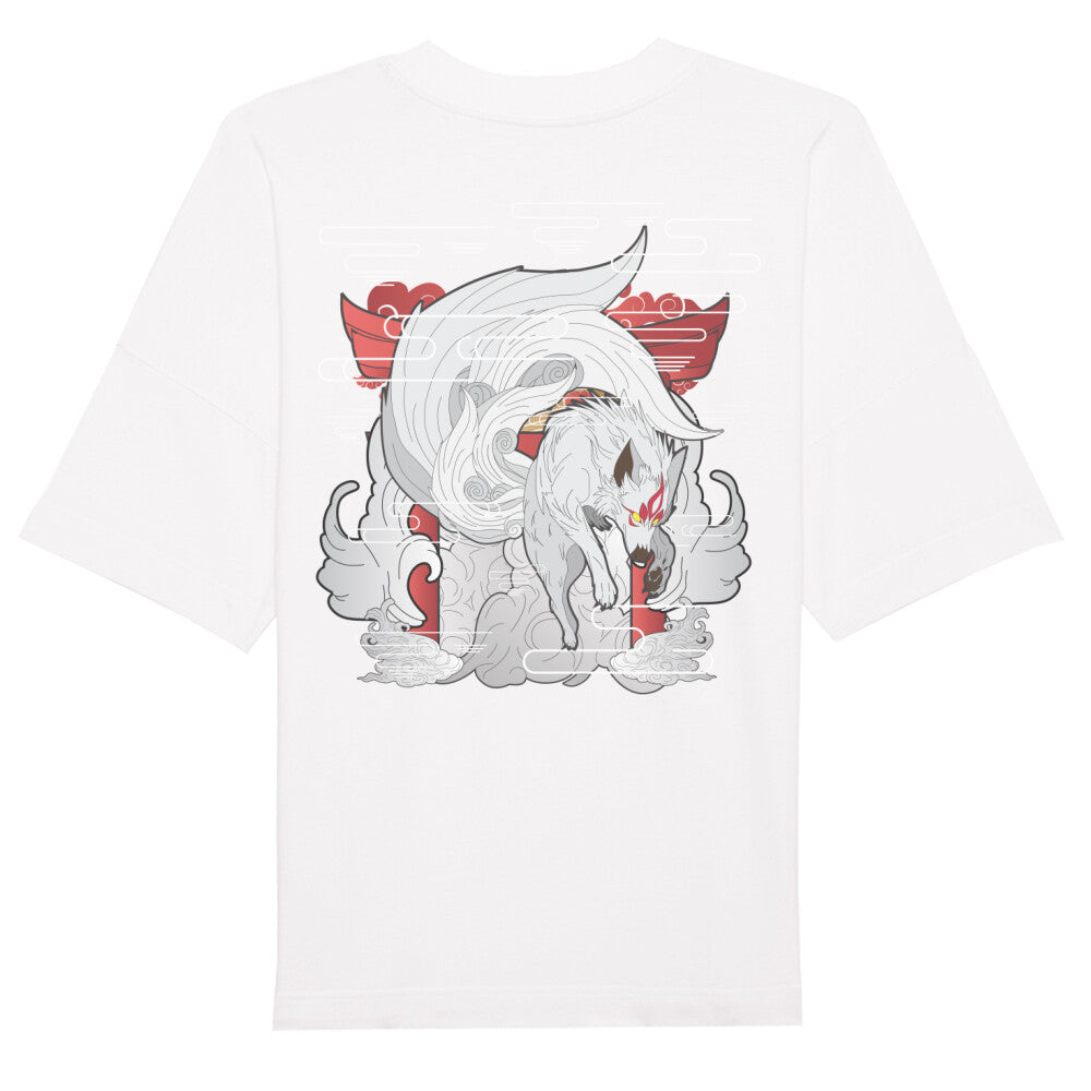 Shrine x Kitsune - Oversized Shirt Premium