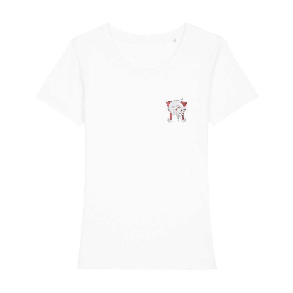 Shrine x Kitsune - Damen T-Shirt Premium