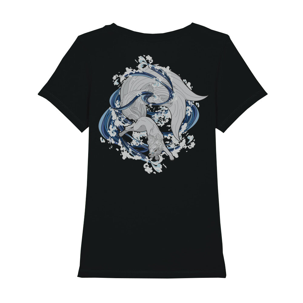 Blue x Fox - Damen T-Shirt Premium