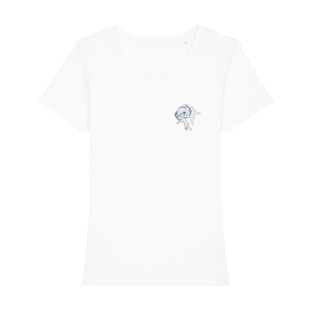 Blue x Fox - Damen T-Shirt Premium