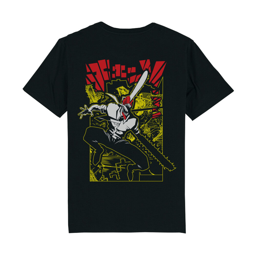Chainsaw Man x Screaming Denji - Herren T-Shirt Premium