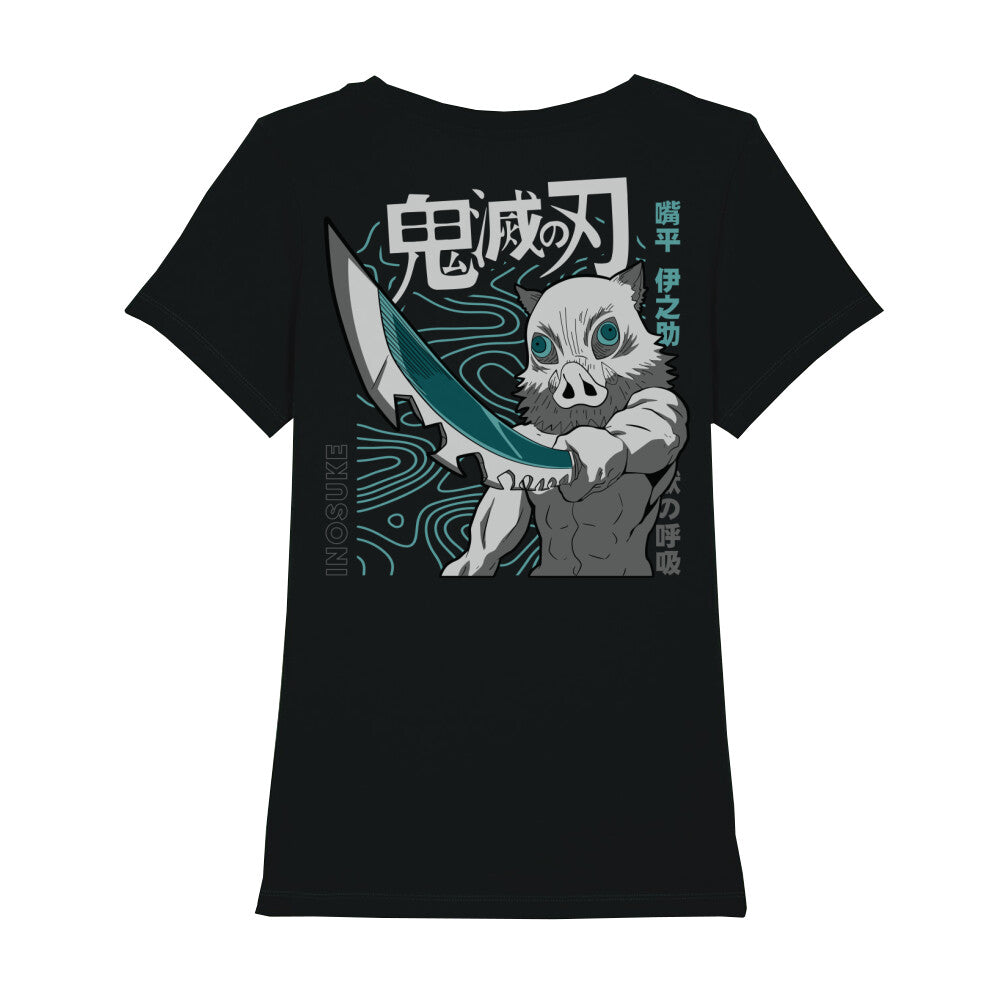 Demon Slayer x Inosuke - Damen T-Shirt Premium