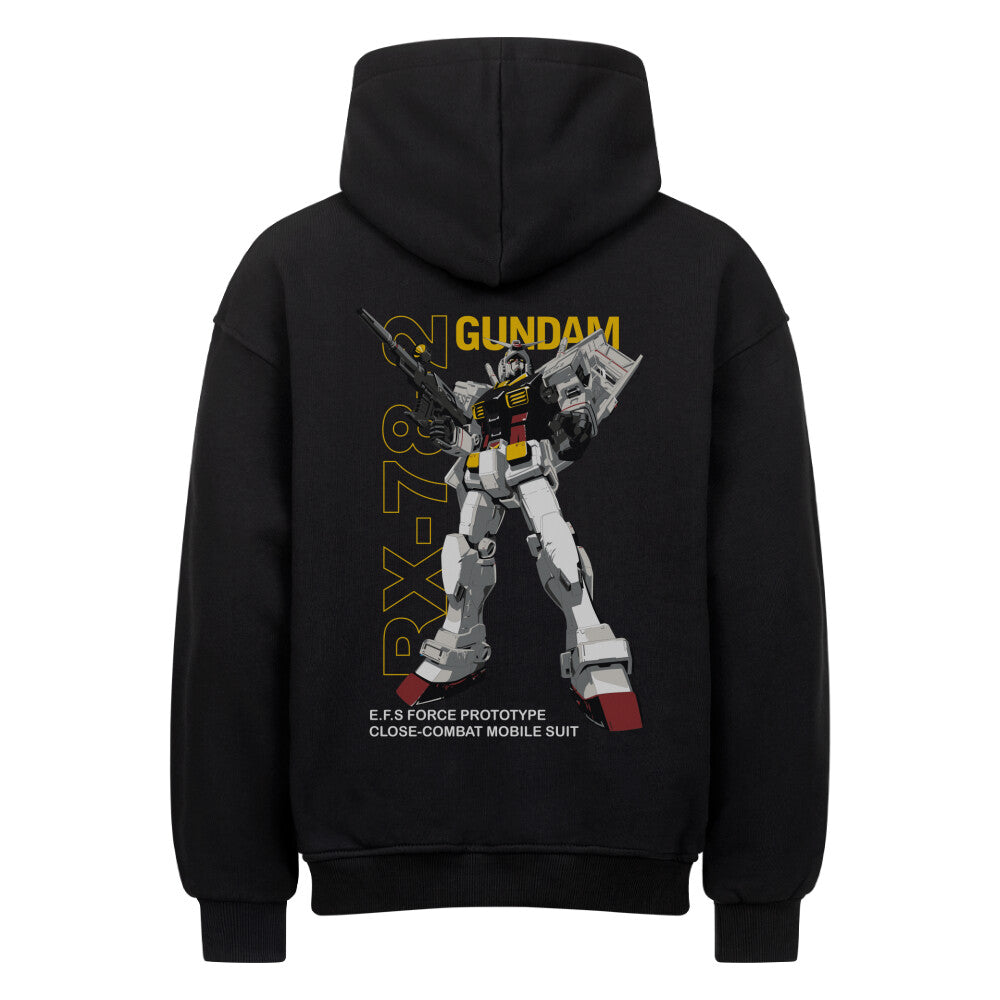Gundam x RX 78-2 - Heavy Cotton Oversized Hoodie