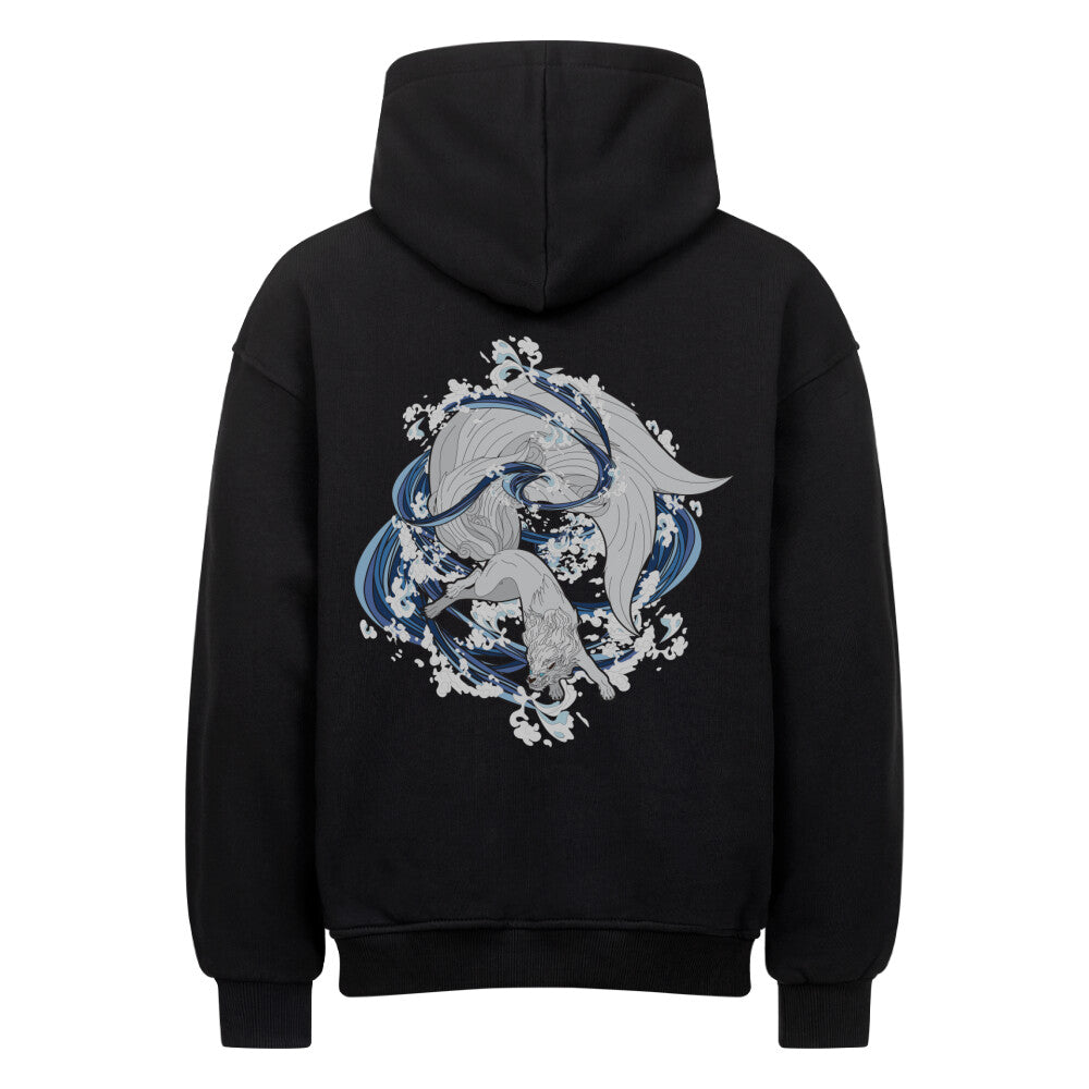 Blue x Fox - Heavy Cotton Oversized Hoodie