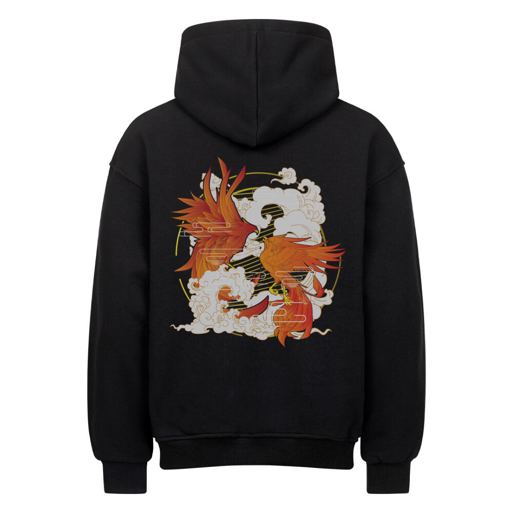 Red x Phoenix - Heavy Cotton Oversized Hoodie