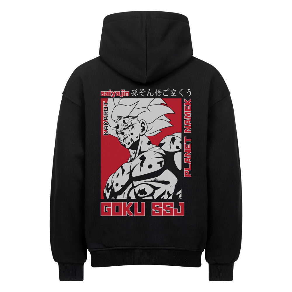 Dragonbal Z x Goku SSJ - Heavy Cotton Oversized Hoodie