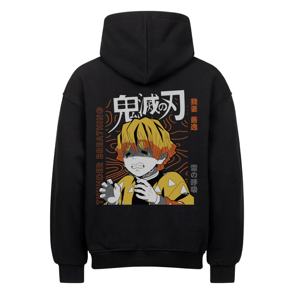 Demon Slayer x Zenitsu - Heavy Cotton Oversized Hoodie