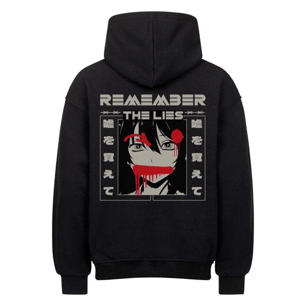 Remember x Uso - Heavy Cotton Oversized Hoodie